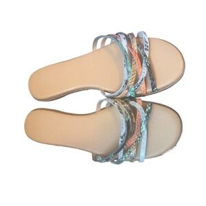 Madewell Colorful Flip Flop Sandals 7 NWT